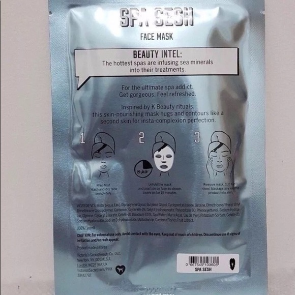 Pack of 4 VICTORIA’S SECRET PINK Face Sheet‎ Mask Spa Facial Skincare Bundle - Picture 3 of 9